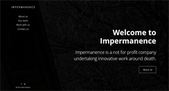 Desktop Screenshot of impermanenceatwork.org