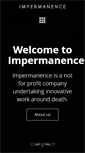 Mobile Screenshot of impermanenceatwork.org